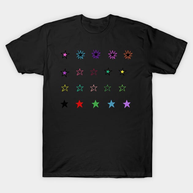 Retro Mini Star Pack T-Shirt by Ras-man93